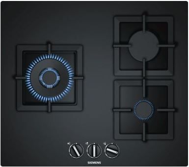 Encimera Siemens iQ500 Placa de gas 60 cm Negro