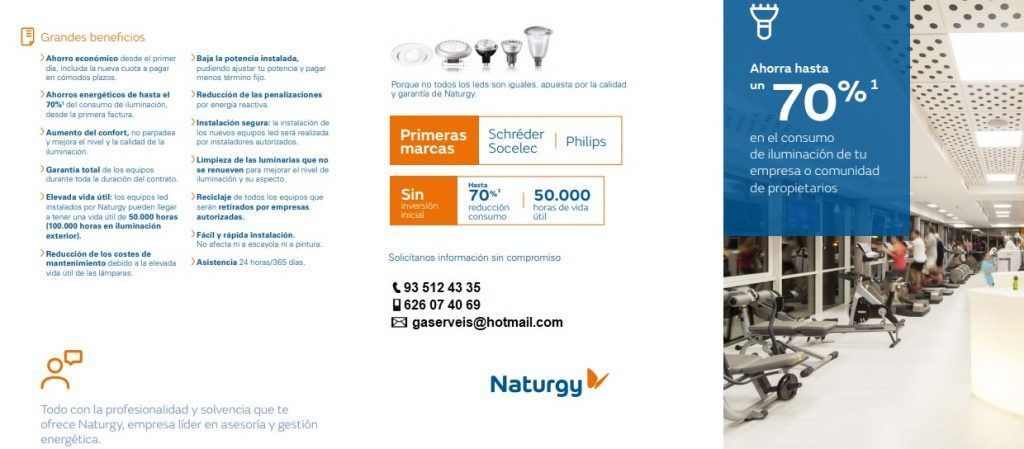Ahorra en iluminacion de tu empresa